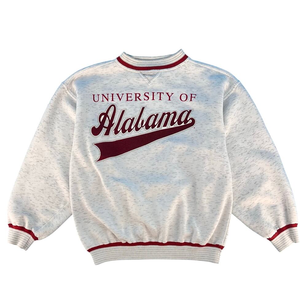 90s Alabama Crewneck Sweatshirt 1990s Vintage TNT White Speckled XL